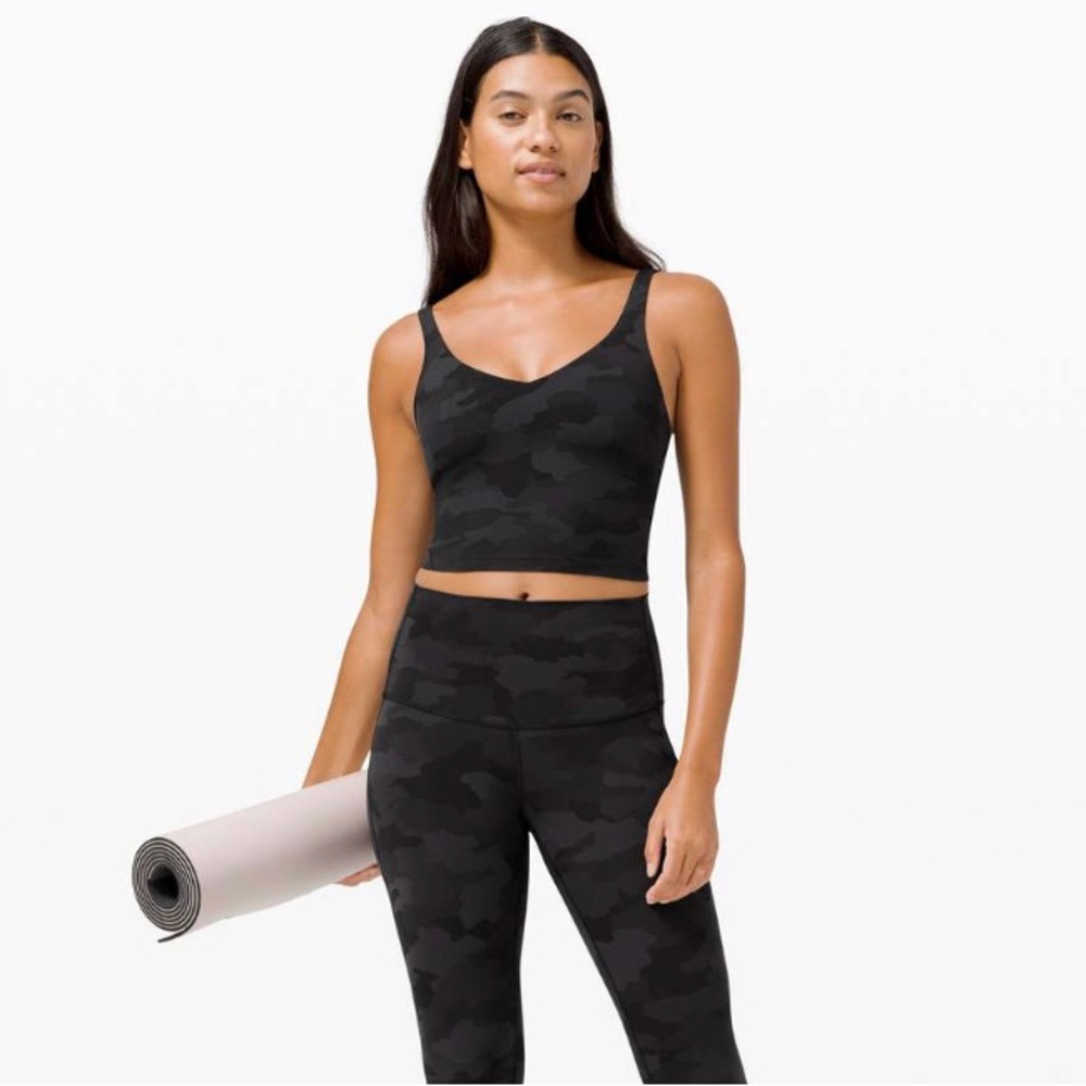 Lululemon Align Tank BLACK CAMO SIZE 8